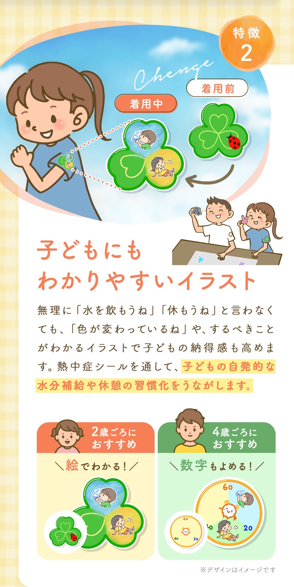 子どもにもわかりやすいイラスト